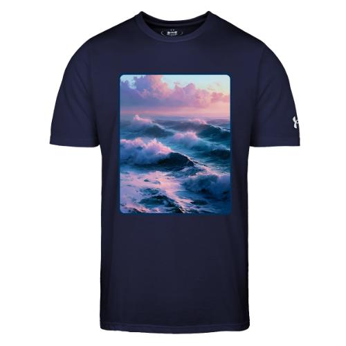 Dreamy Pastel Ocean Sunset Art - Under Armour Men's Athletic 2.0 T-Shirt