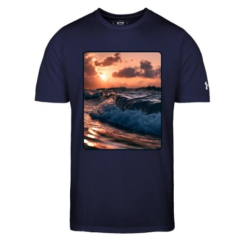 Golden Sunset Ocean Wave - Under Armour Men's Athletic 2.0 T-Shirt