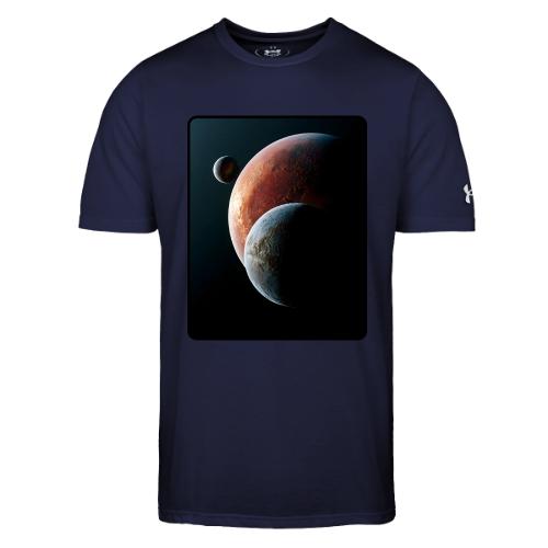 Three Planets Deep Space Design - Under Armour Men's Athletic 2.0 T-Shirt