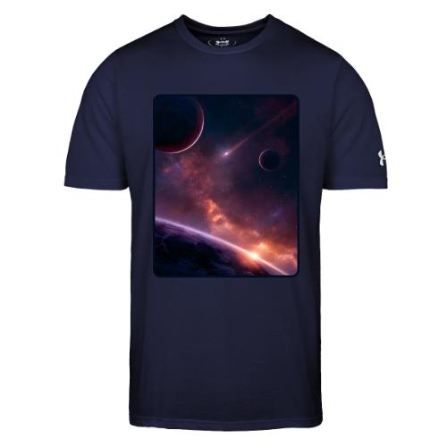 Cosmic Sunset Nebula Space Art - Under Armour Men's Athletic 2.0 T-Shirt