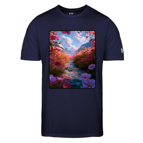 Dreamy Cosmos Valley Landscape Art - Under Armour Men's Athletic 2.0 T-Shirt