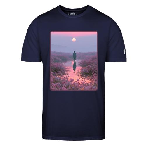 Ethereal Sunset Flower Field Art - Under Armour Men's Athletic 2.0 T-Shirt
