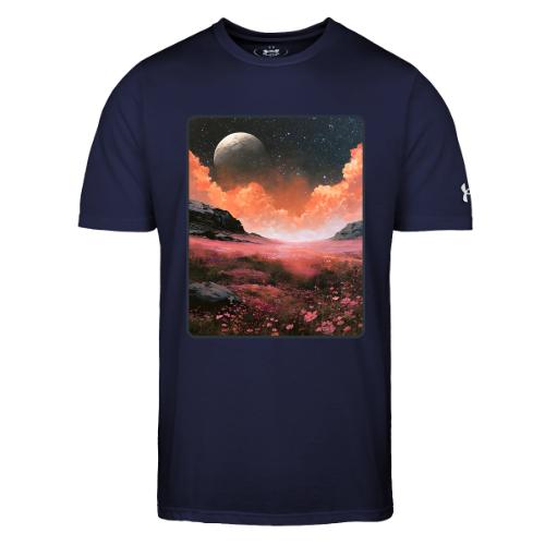 Moonlit Fantasy Flower Landscape - Under Armour Men's Athletic 2.0 T-Shirt