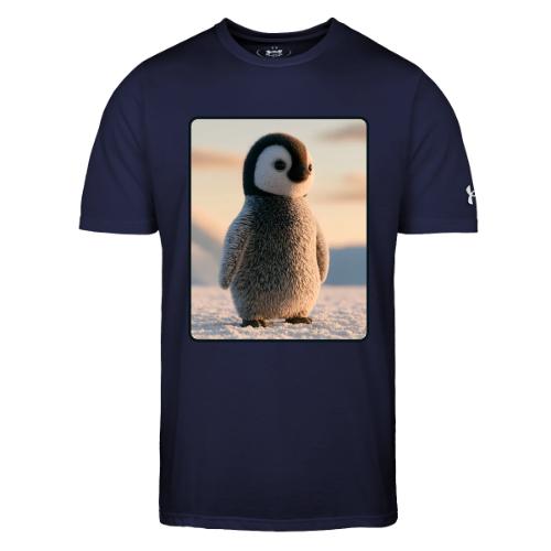 Cute Penguin Chick Sunrise Design - Under Armour Men's Athletic 2.0 T-Shirt