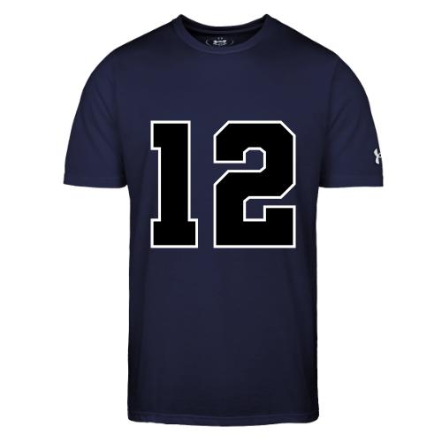 Varsity Number 12 Sports Design - Under Armour Men's Athletic 2.0 T-Shirt