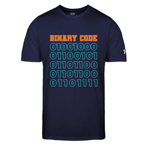 Say Hello in Binary code - Under Armour Men's Athletic 2.0 T-Shirt