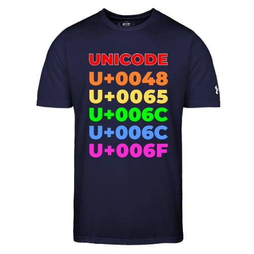 Hello, in unicode - Under Armour Men's Athletic 2.0 T-Shirt