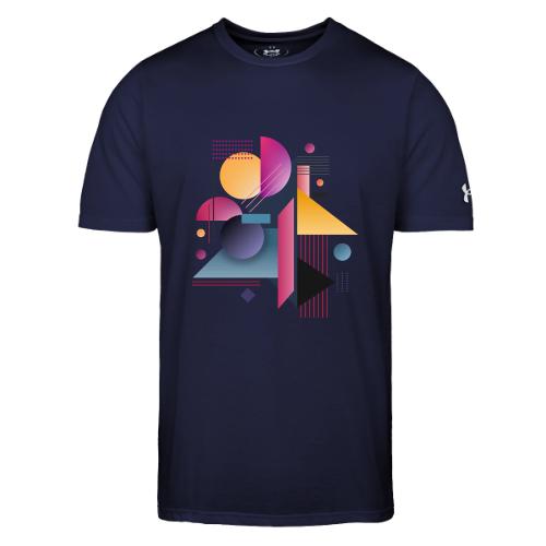 Color Pulse Geometry - Under Armour Men's Athletic 2.0 T-Shirt
