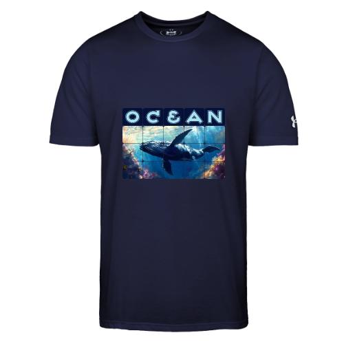 Ocean: Majestic Deep - Under Armour Men's Athletic 2.0 T-Shirt