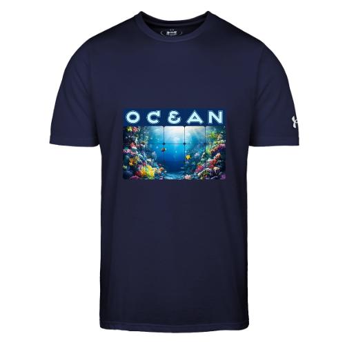 Ocean: Neon Reef Glow - Under Armour Men's Athletic 2.0 T-Shirt