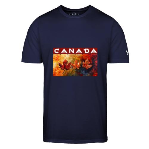 Painted Canada Leaves - Under Armour Men's Athletic 2.0 T-Shirt