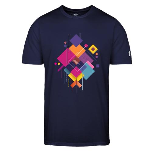 Vibrant Geometry - Under Armour Men's Athletic 2.0 T-Shirt