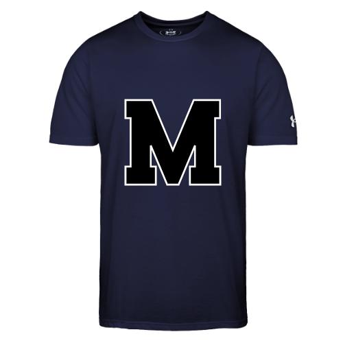 Varsity Letter M Collegiate Alphabet Art - Under Armour Men's Athletic 2.0 T-Shirt