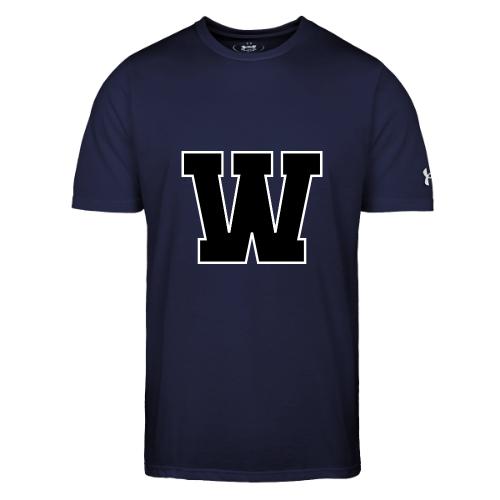 Varsity Letter W Collegiate Font Design - Under Armour Men's Athletic 2.0 T-Shirt