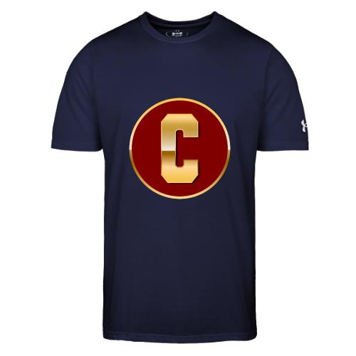Letter C – Capital Varsity Alphabet Monogram - Under Armour Men's Athletic 2.0 T-Shirt