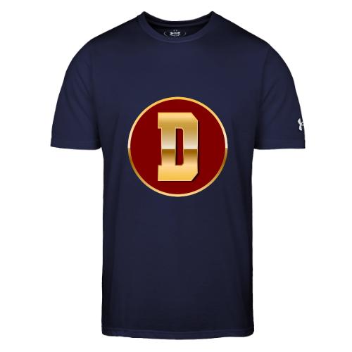 Letter D – Capital Varsity Alphabet Monogram - Under Armour Men's Athletic 2.0 T-Shirt