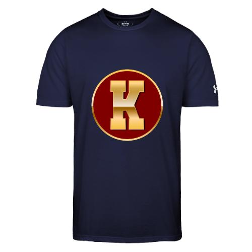 Letter K – Capital Varsity Alphabet Monogram - Under Armour Men's Athletic 2.0 T-Shirt