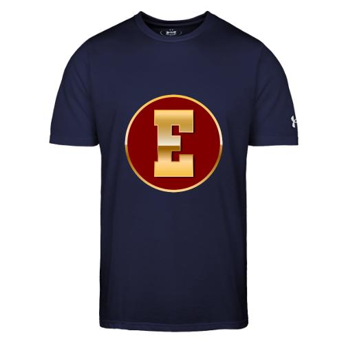 Letter E – Capital Varsity Alphabet Monogram - Under Armour Men's Athletic 2.0 T-Shirt