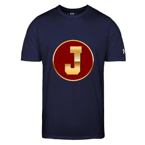 Letter J – Capital Varsity Alphabet Monogram - Under Armour Men's Athletic 2.0 T-Shirt