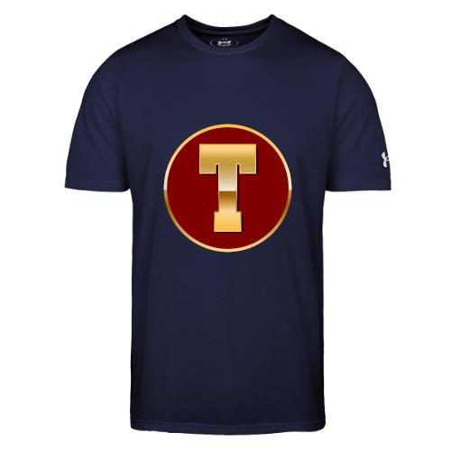 Letter T – Capital Varsity Alphabet Monogram - Under Armour Men's Athletic 2.0 T-Shirt