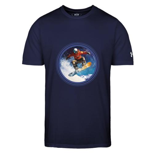 Snowboarding Rush - Under Armour Men's Athletic 2.0 T-Shirt