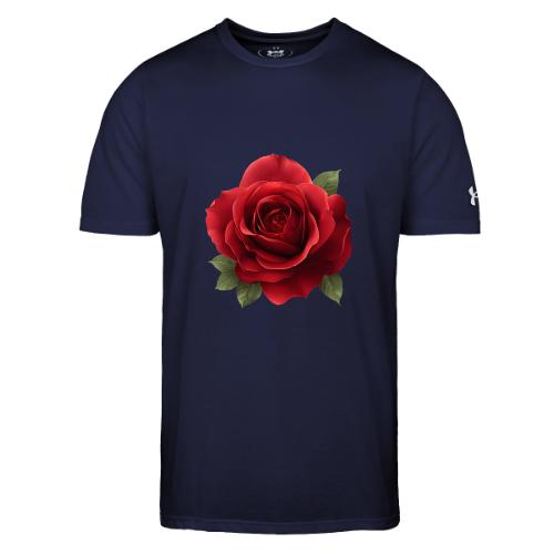 Rose: Crimson Bloom Elegance - Under Armour Men's Athletic 2.0 T-Shirt