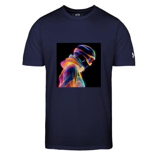 Snowboarding: Neon Gravity Ride - Under Armour Men's Athletic 2.0 T-Shirt