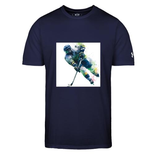 Hockey: Frozen Motion - Under Armour Men's Athletic 2.0 T-Shirt