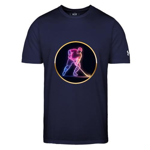 Hockey: Neon Ice Rush - Under Armour Men's Athletic 2.0 T-Shirt