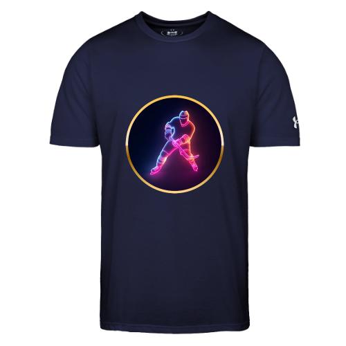 Hockey: Neon Ice Strike - Under Armour Men's Athletic 2.0 T-Shirt