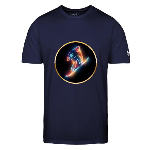 Golden Neon Snowboard - Under Armour Men's Athletic 2.0 T-Shirt