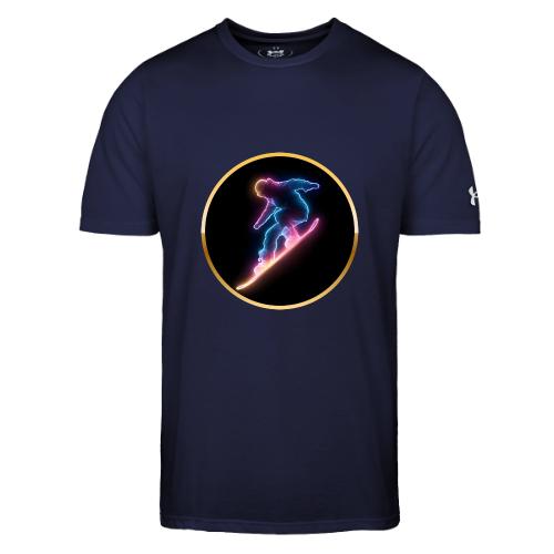 Snowboarding: Neon Snow Drift - Under Armour Men's Athletic 2.0 T-Shirt