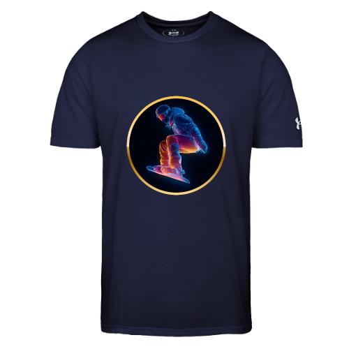 Snowboarding: Arctic Neon Leap - Under Armour Men's Athletic 2.0 T-Shirt