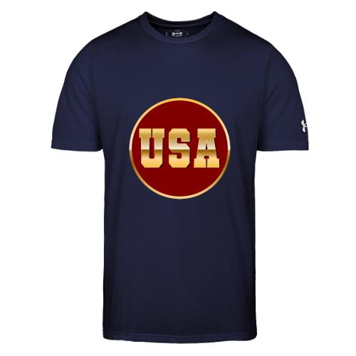 Golden USA Seal - Under Armour Men's Athletic 2.0 T-Shirt