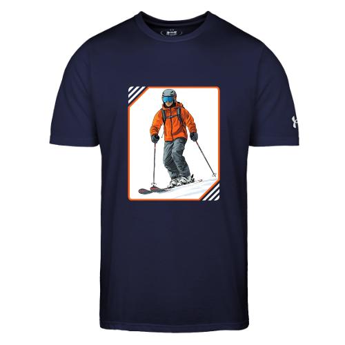 Skiing Thrill Ride - Under Armour Men's Athletic 2.0 T-Shirt