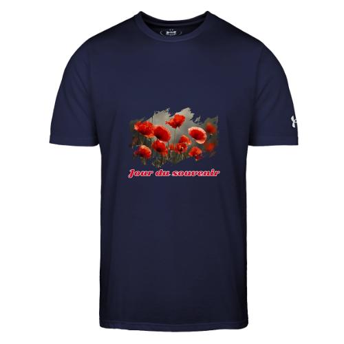 Remembrance Day with Poppies - Under Armour Men's Athletic 2.0 T-Shirt