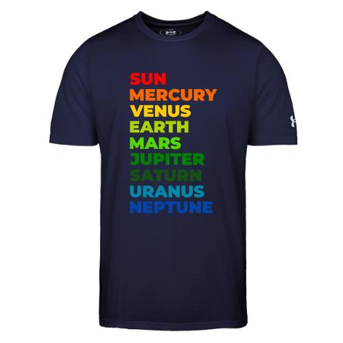 Color the solar system - Under Armour Men's Athletic 2.0 T-Shirt