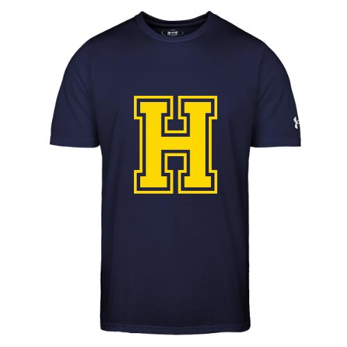 Letter H – Capital Athletic Alphabet Monogram - Under Armour Men's Athletic 2.0 T-Shirt