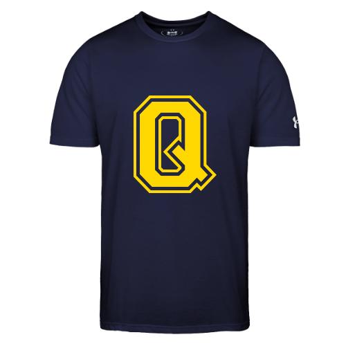 Letter Q – Capital Athletic Alphabet Monogram - Under Armour Men's Athletic 2.0 T-Shirt