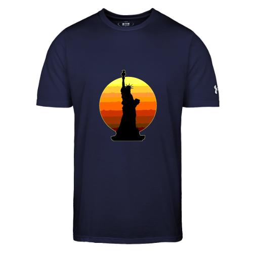 USA: Golden Horizon Liberty - Under Armour Men's Athletic 2.0 T-Shirt