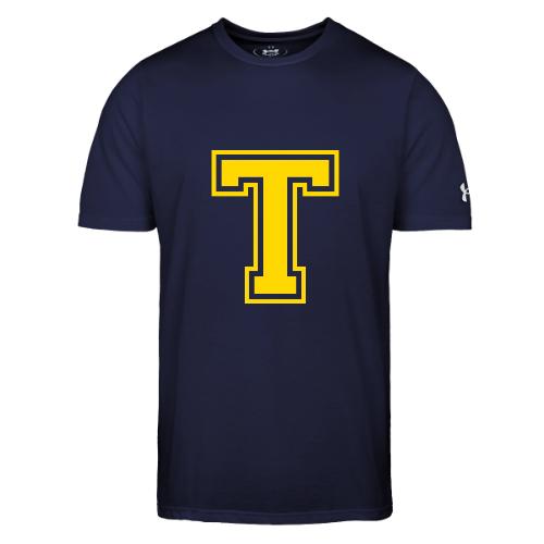 Letter T – Capital Athletic Alphabet Monogram - Under Armour Men's Athletic 2.0 T-Shirt