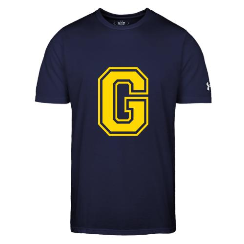 Letter G – Capital Athletic Alphabet Monogram - Under Armour Men's Athletic 2.0 T-Shirt