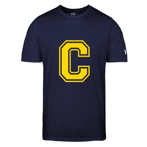 Letter C – Capital Athletic Alphabet Monogram - Under Armour Men's Athletic 2.0 T-Shirt