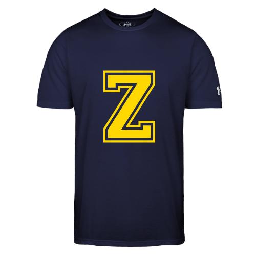 Letter Z – Capital Athletic Alphabet Monogram - Under Armour Men's Athletic 2.0 T-Shirt
