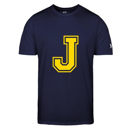 Letter J – Capital Athletic Alphabet Monogram - Under Armour Men's Athletic 2.0 T-Shirt