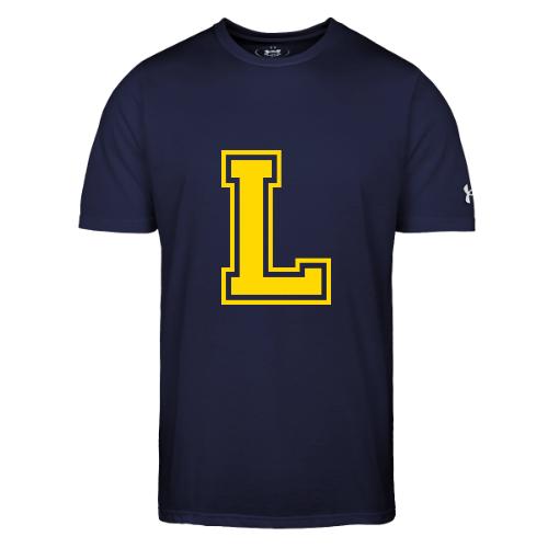 Letter L – Capital Athletic Alphabet Monogram - Under Armour Men's Athletic 2.0 T-Shirt