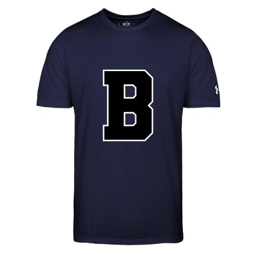 Varsity Letter B Athletic Alphabet Graphic - Under Armour Men's Athletic 2.0 T-Shirt