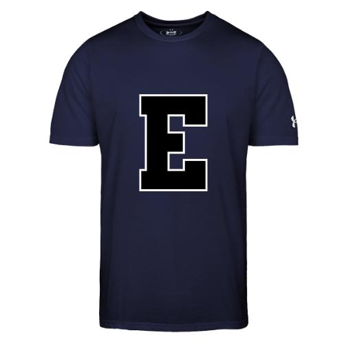 Varsity Letter E Collegiate Font Graphic - Under Armour Men's Athletic 2.0 T-Shirt