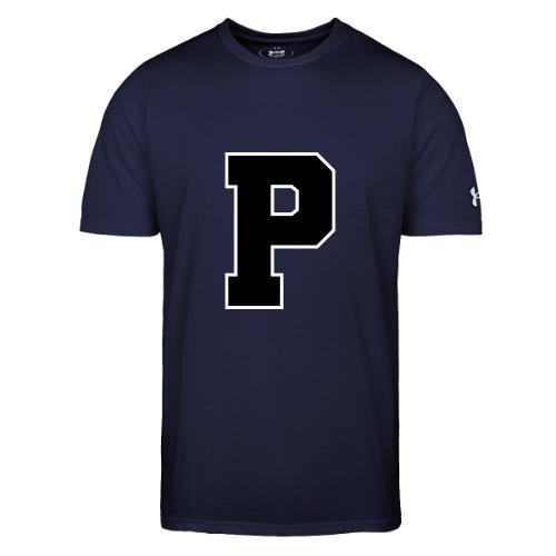 Varsity Letter P Athletic Alphabet Design - Under Armour Men's Athletic 2.0 T-Shirt