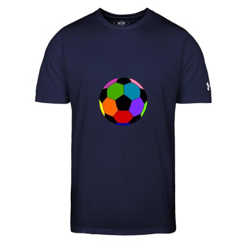 Multi-colored soccer ball - Under Armour Men's Athletic 2.0 T-Shirt